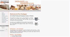 Desktop Screenshot of finepackages.com